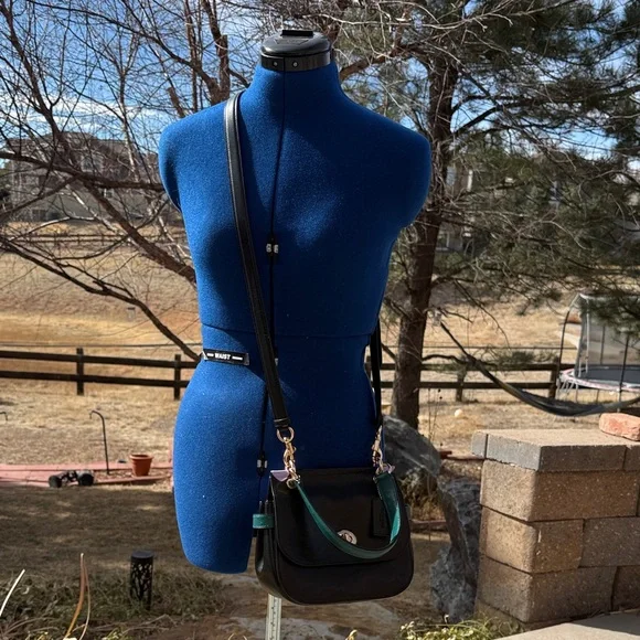 Stitch Themed Black and Blue Handbag - Picture 6 of 6